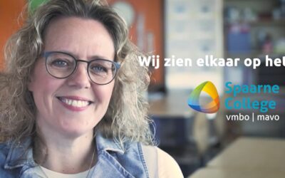 Wij hebben een mooie slogan ‘Wij zien elkaar op het Spaarne College’ en daar geloof ik in!