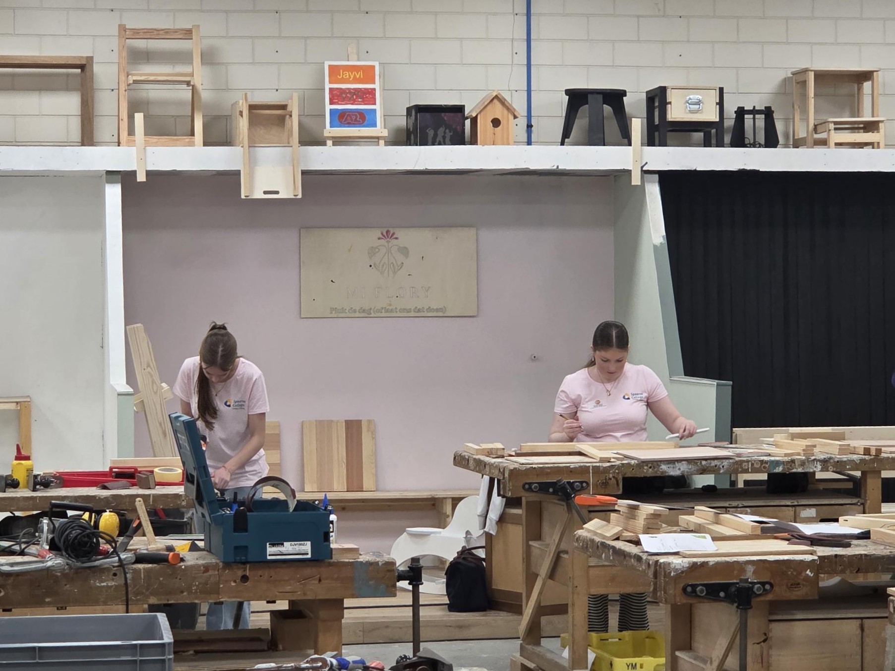 Leah en lois deelname skills vakwedstrijd bwi 2026